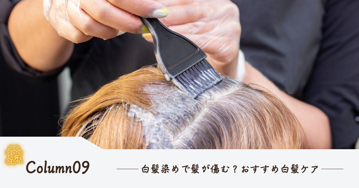 白髪染めで髪が傷む？おすすめ白髪ケア