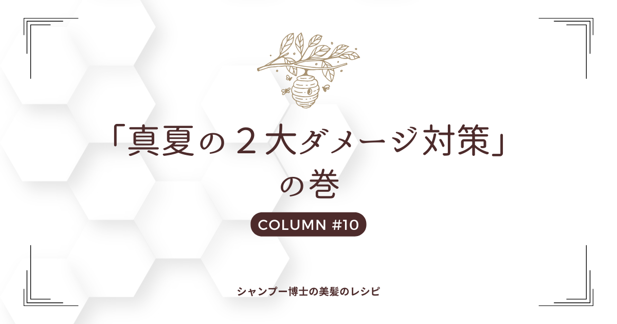 「真夏の２大ダメージ対策」の巻