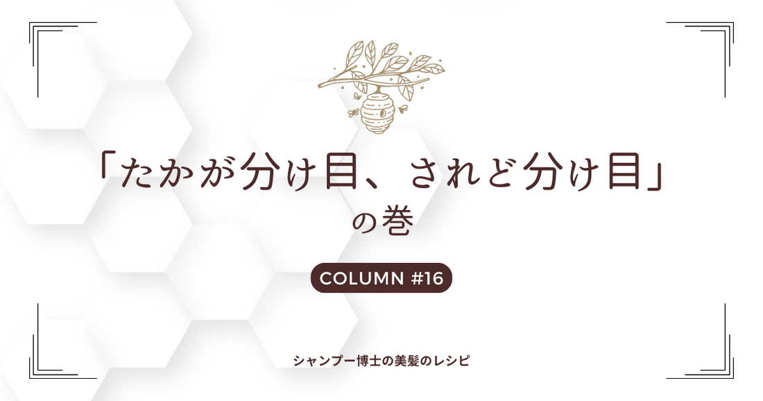 「たかが分け目、されど分け目」の巻