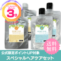 【ポイント３倍】ハニープラス ブースタージェル×2＋アミノブレンドヘアマスク×2 スペシャルヘアケアセット