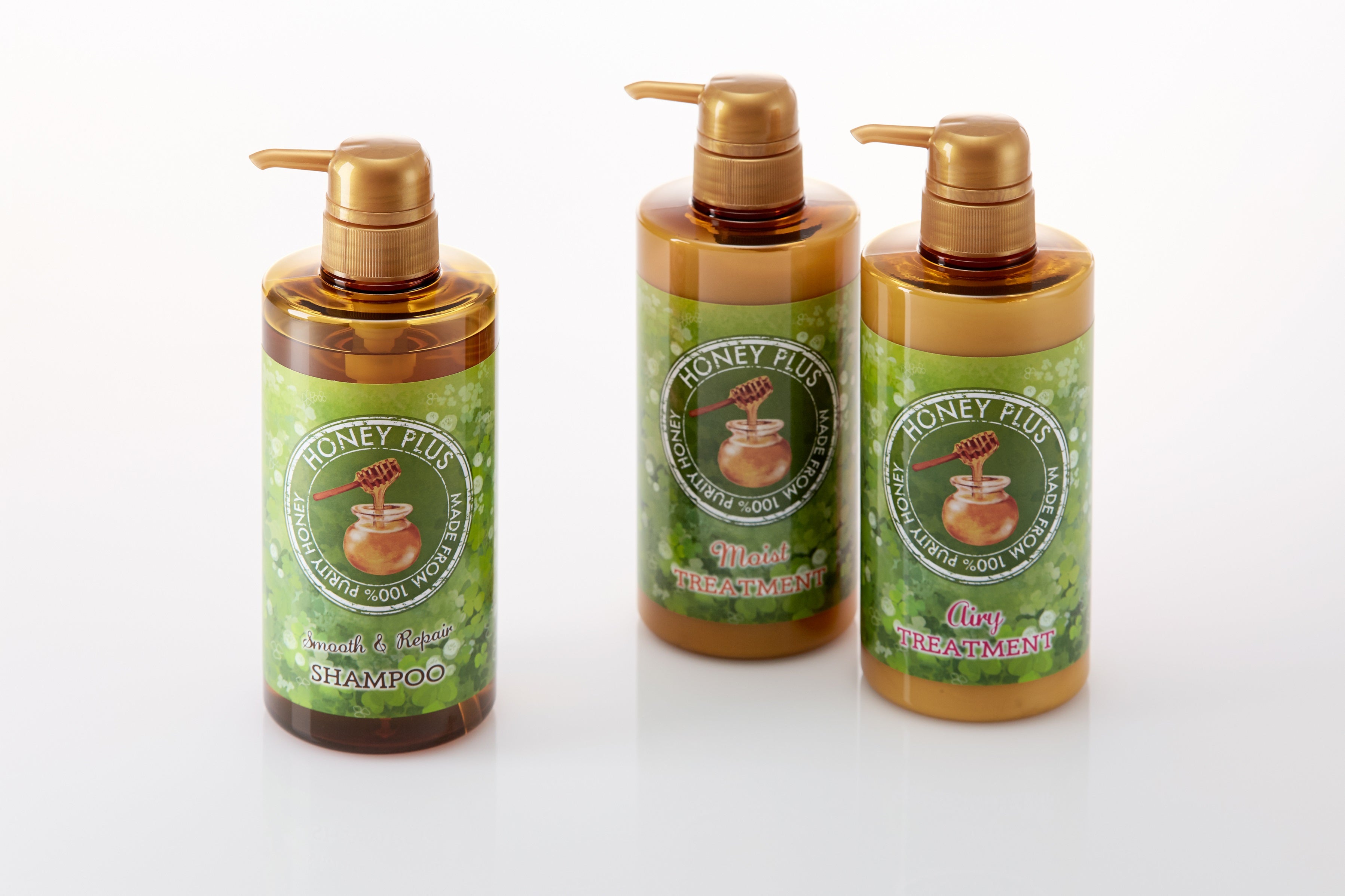 NEW3種のはちみつシリーズはちみつケアシャンプー・コンディショナー