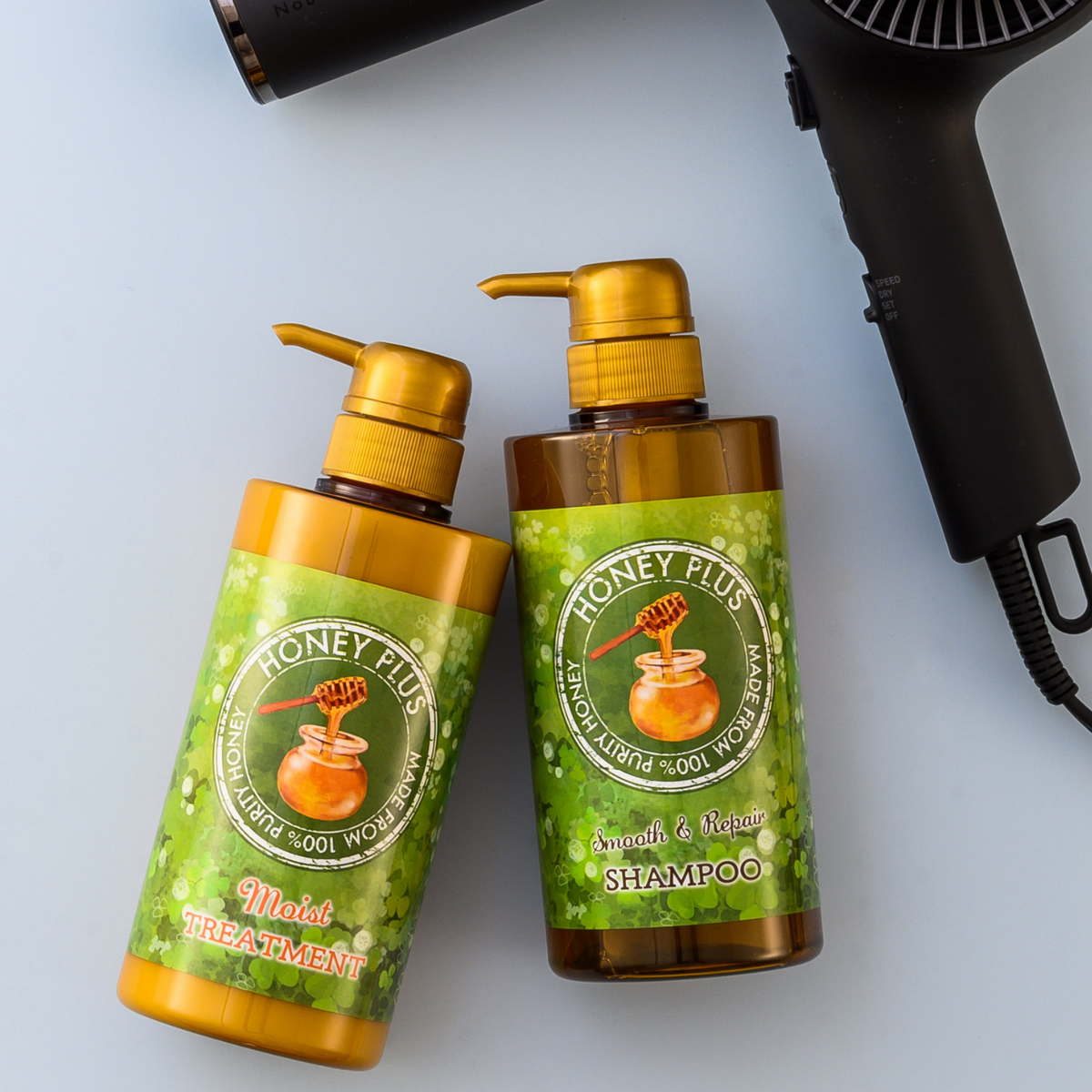 2本セット🐝】ハニープラス シャンプー&エアリートリートメント 2本セット🐝】ハニープラス シャンプー&エアリートリートメント